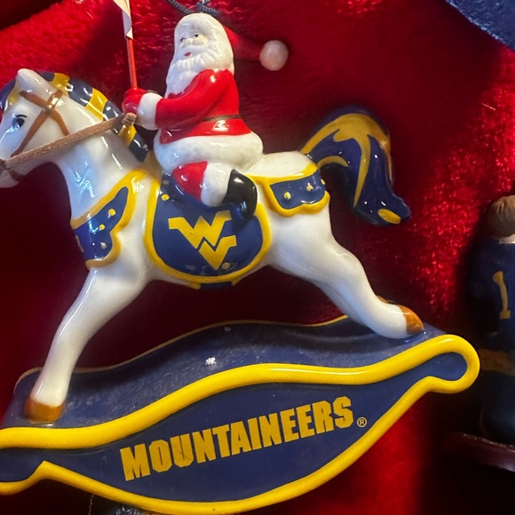 WVU West Virginia Mountaineers Christmas Ornament Bundle, Excellent condition. - Picture 6 of 10